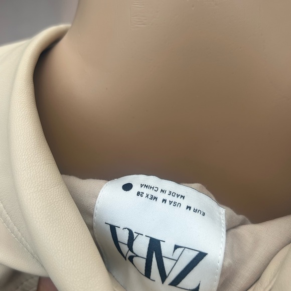 Zara leather jacket - Picture 4 of 4